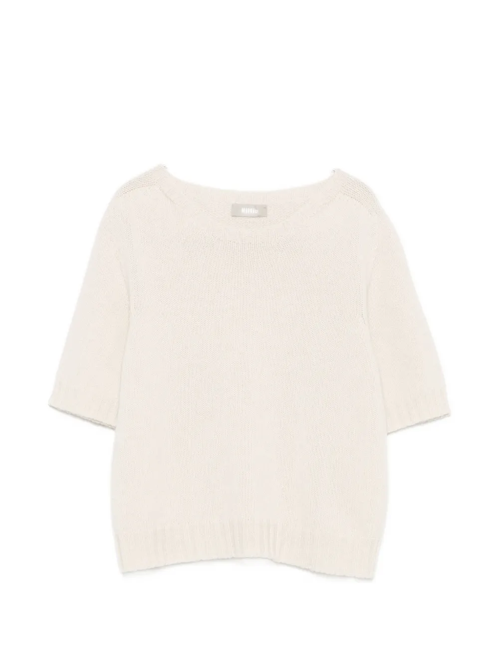 Kiltie Verbier short-sleeve sweater - Toni neutri
