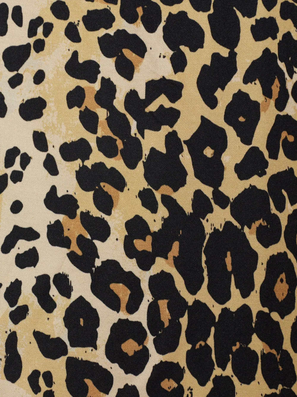 MUNTHE Jurk met luipaardprint en kanten afwerking Grijs