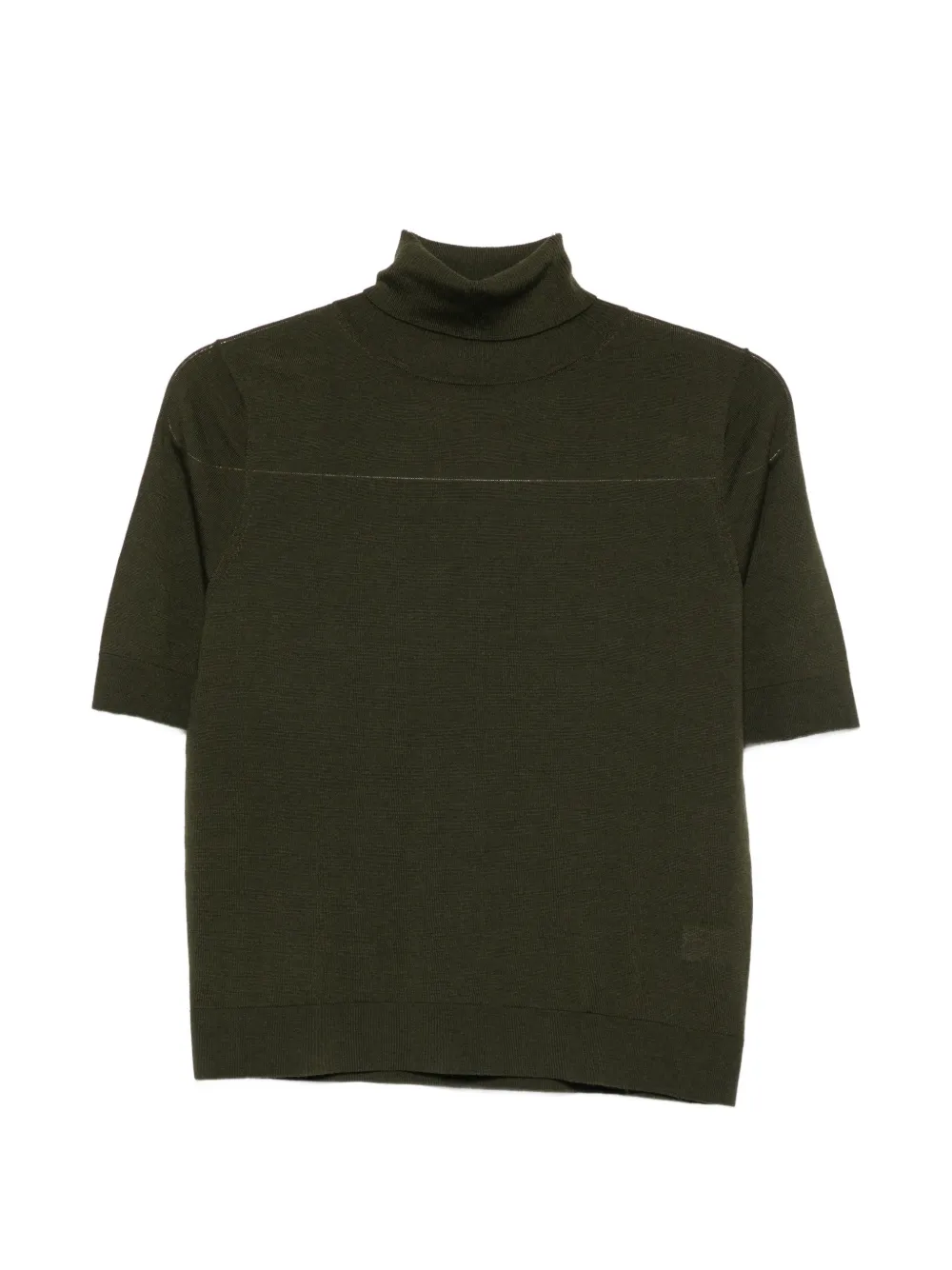 Hugenberg short-sleeve turtleneck sweatshirt - Grün
