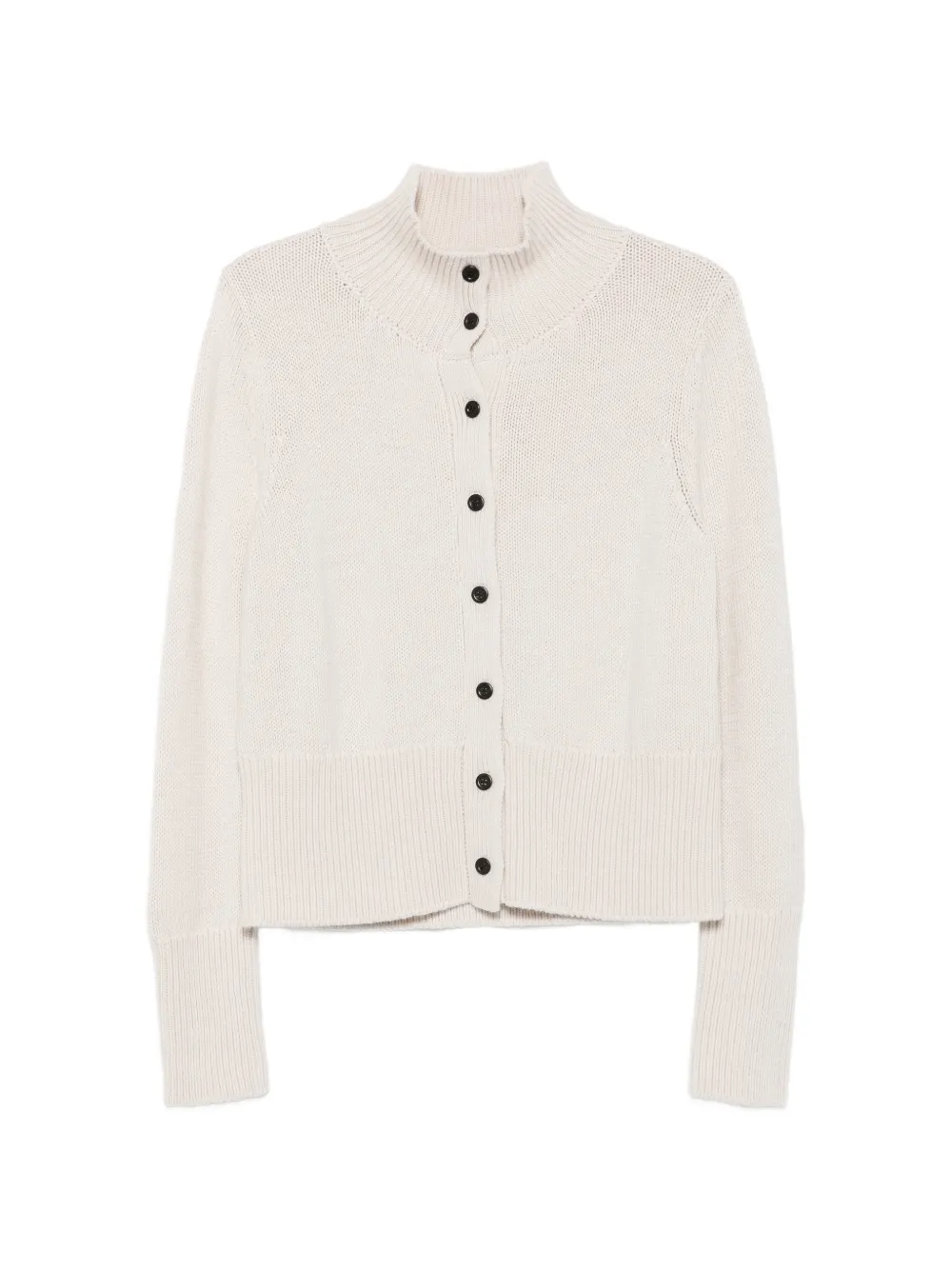 Hugenberg ribbed-knit high-neck cardigan - Toni neutri