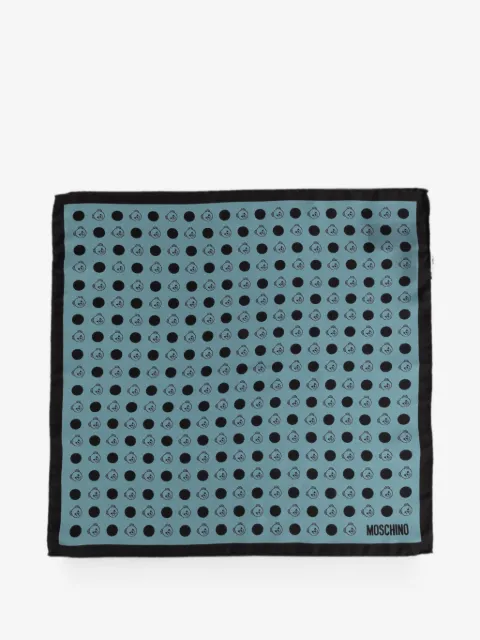 Moschino Teddy Bear polka-dot scarf