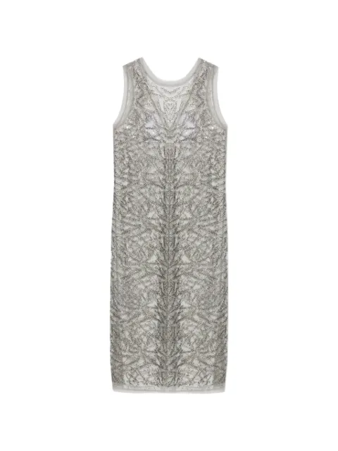 MUNTHE Varika sequin-embellished mesh midi dress