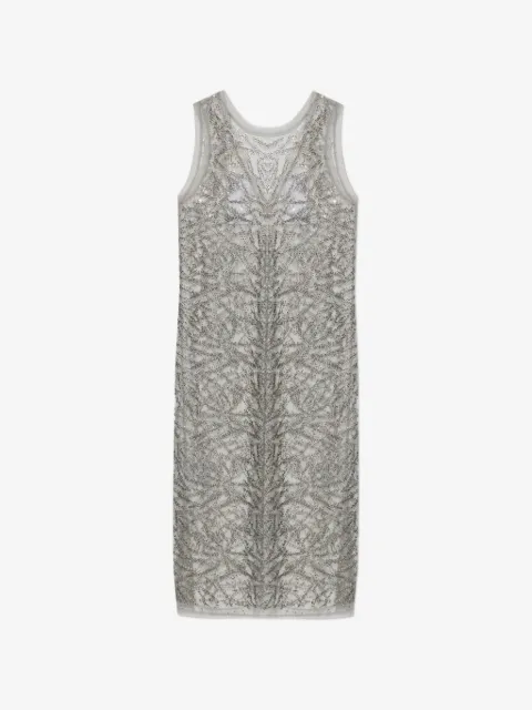 MUNTHE Varika sequin-embellished mesh midi dress
