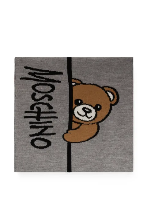 Moschino Teddy Bear-motif scarf