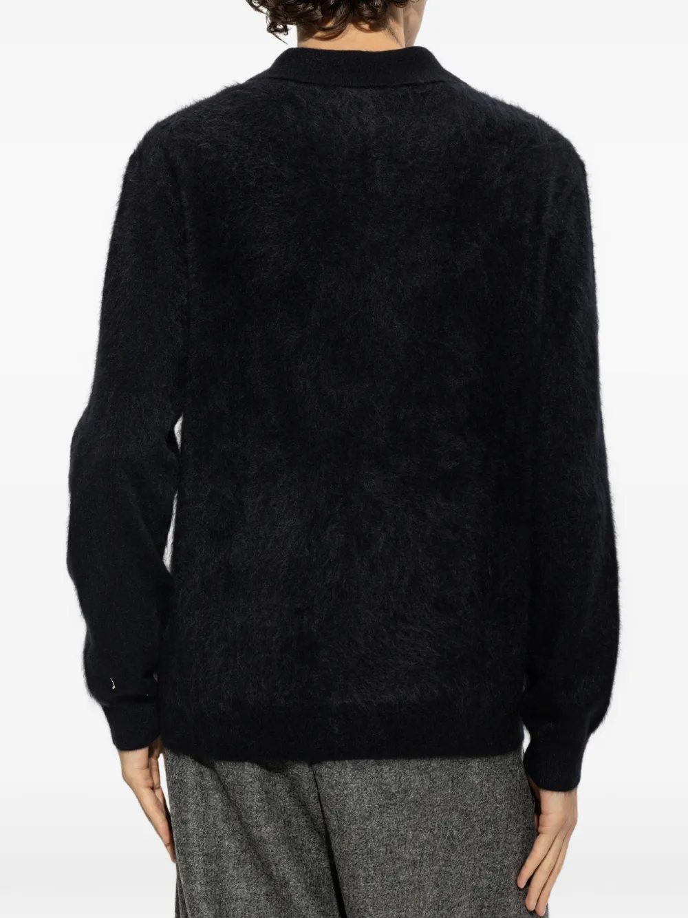 Lisa Yang Omar Cashmere Sweater in Black, view 4