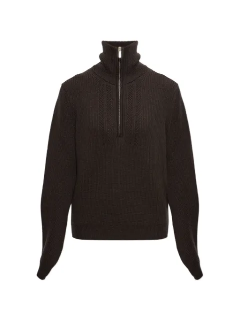 Paul & Shark half-zip wool cardigan