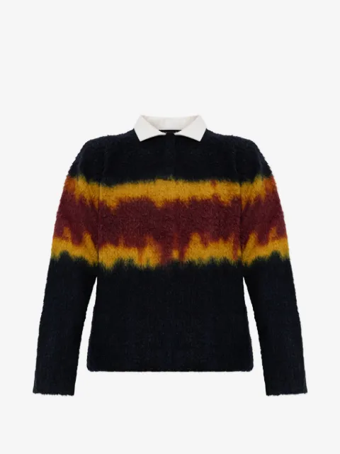 sacai jersey con efecto degradado