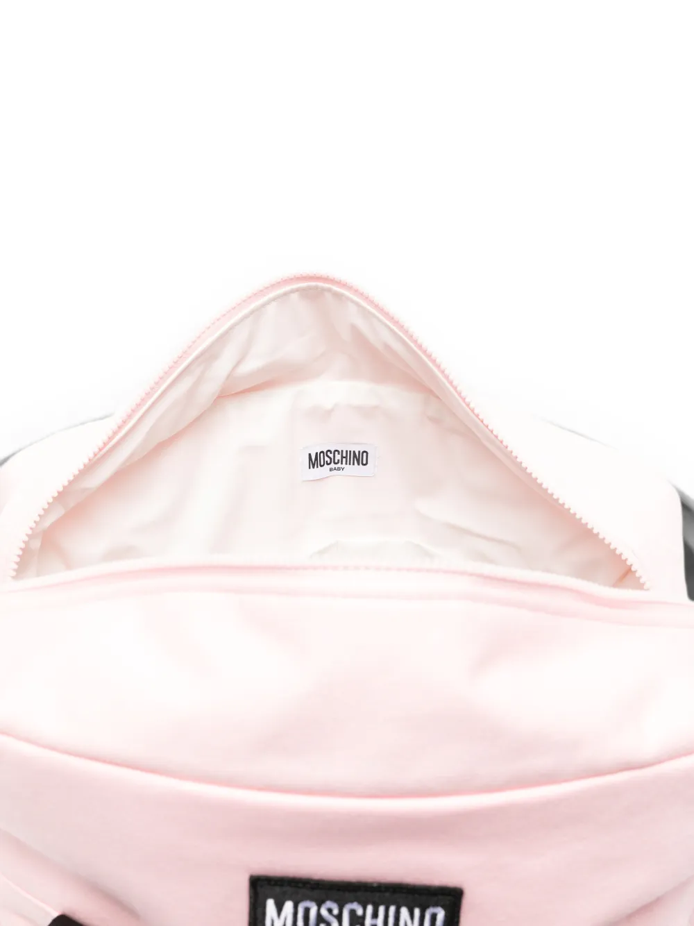 Moschino Kids Teddy Bear luiertas met patch Roze