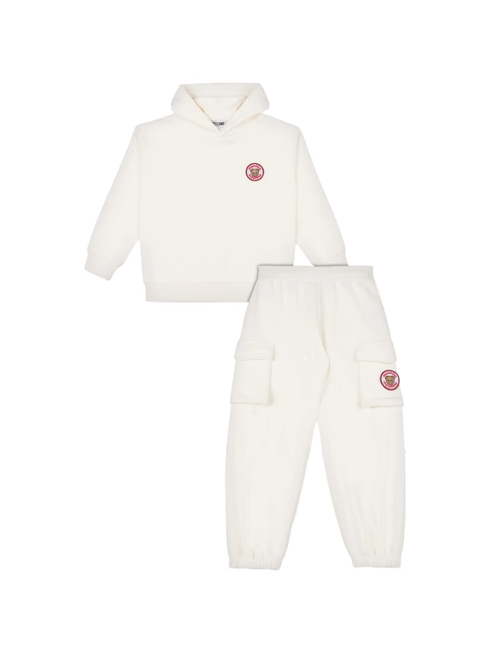 Moschino Kids Teddy Bear patch tracksuit - Toni neutri