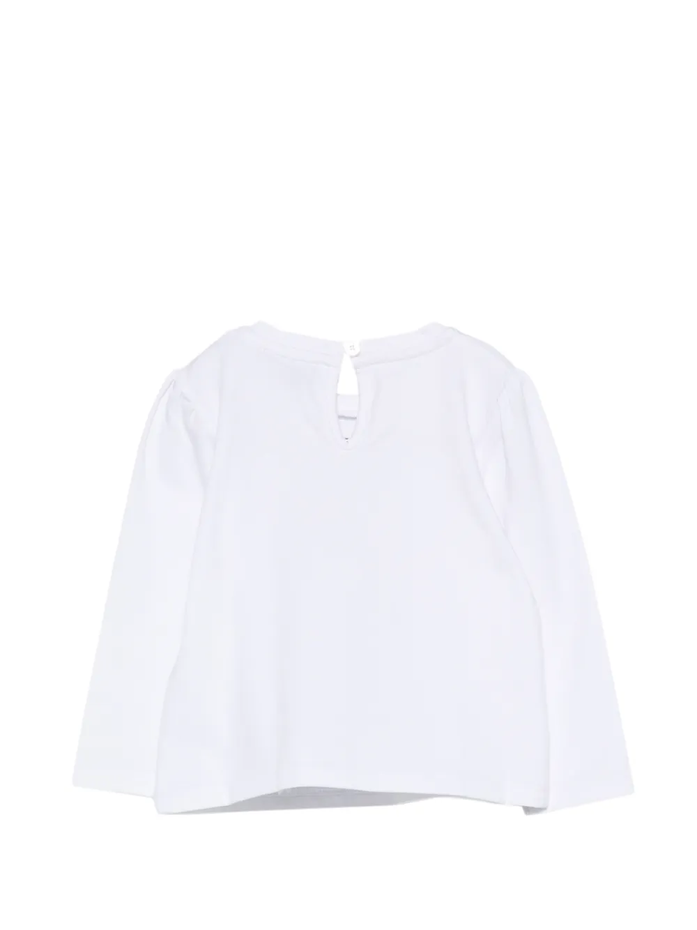Moschino Kids Teddy Bear long-sleeve T-shirt Wit