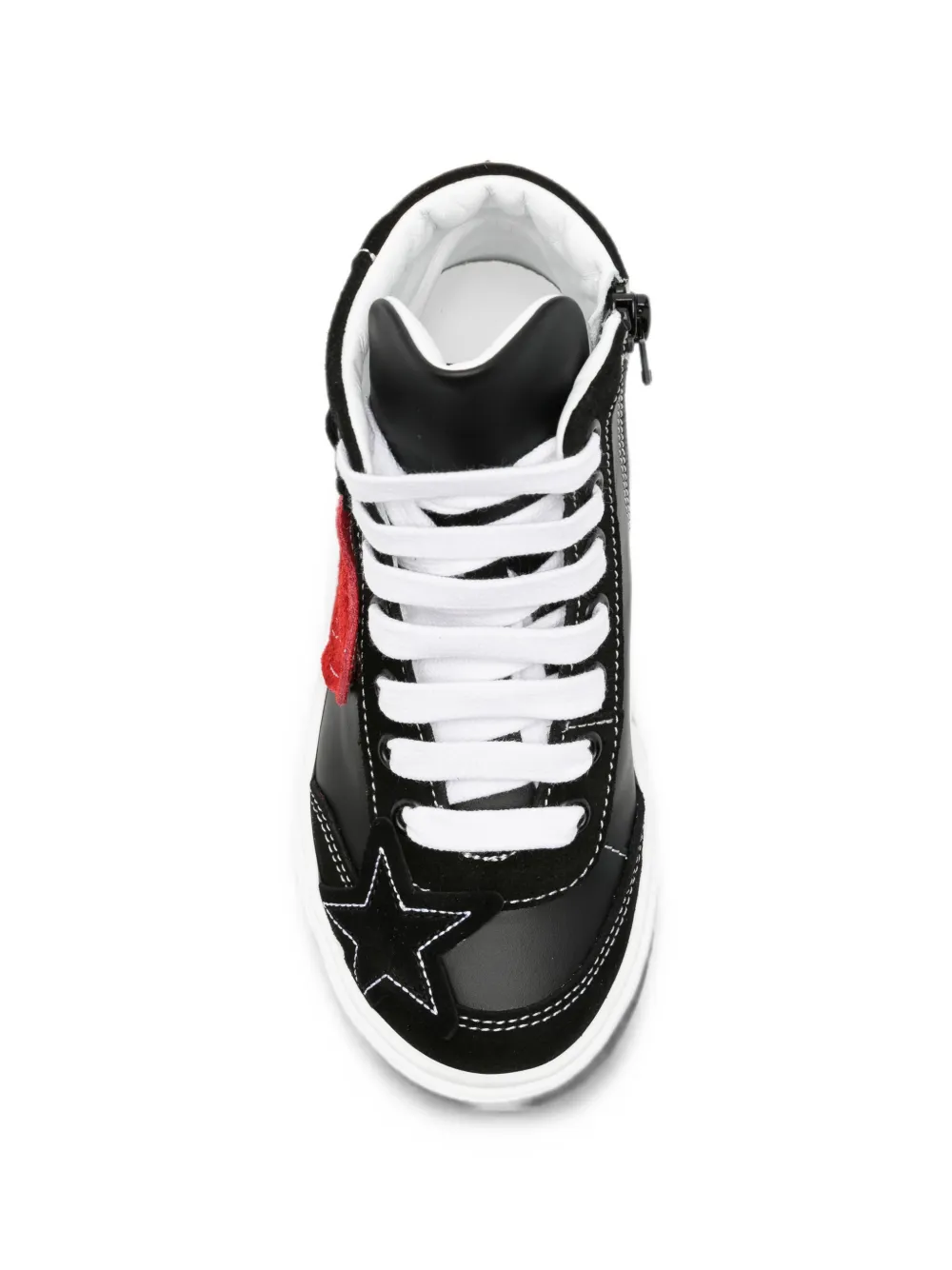 Moschino Kids Sneakers met teddybeer patch Zwart