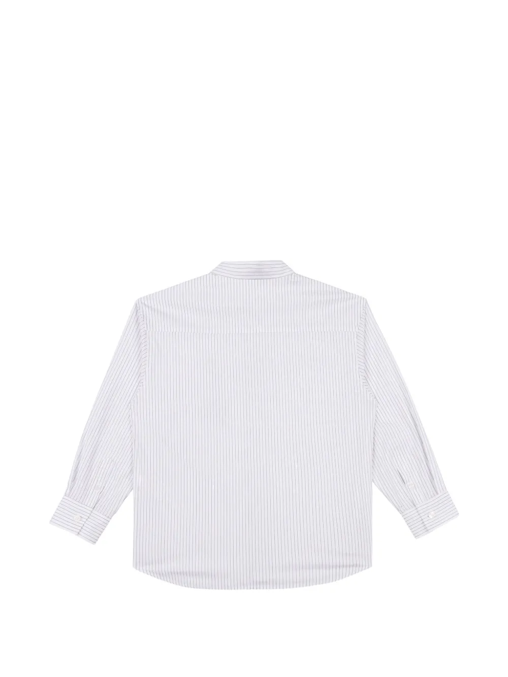 Moschino Kids stripe-print sunglasses-motif shirt Wit