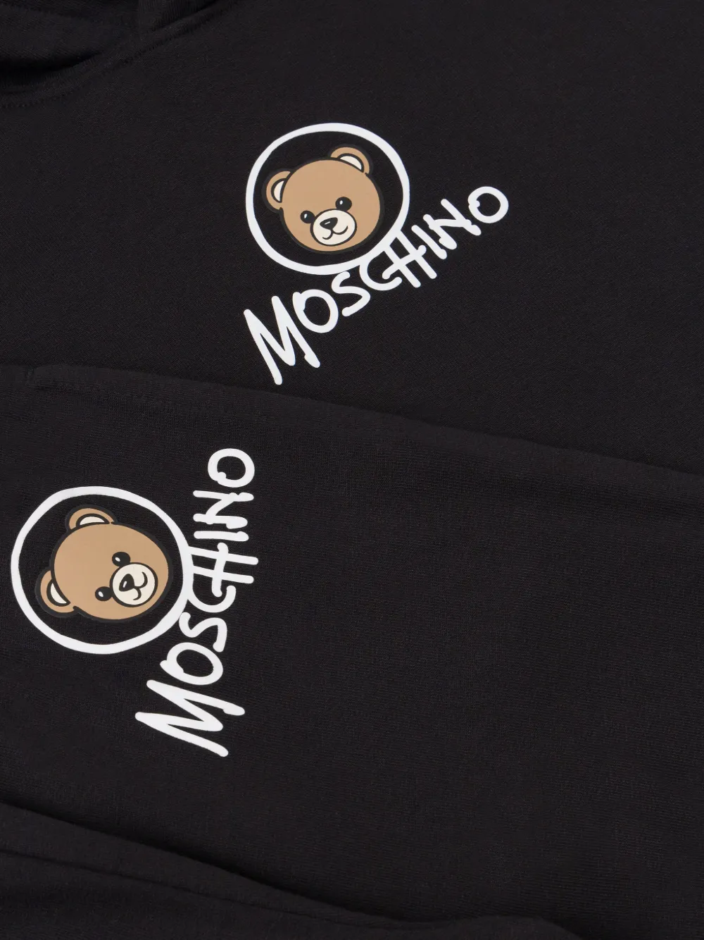 Moschino Kids Trainingspak met teddybeerprint Zwart