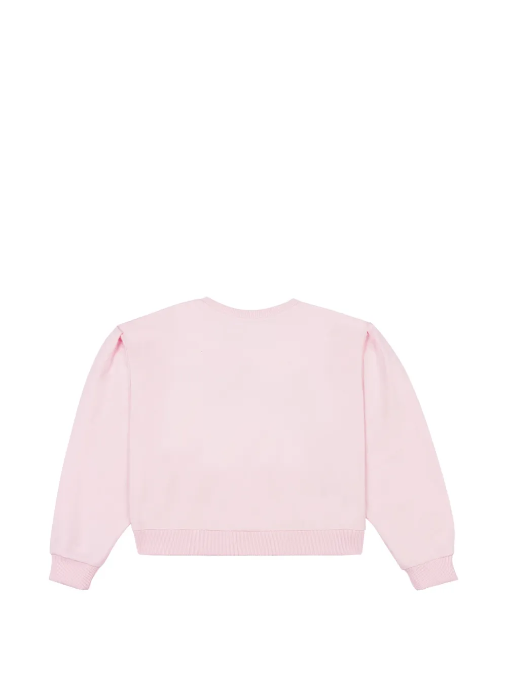 Moschino Kids Sweater met print Roze