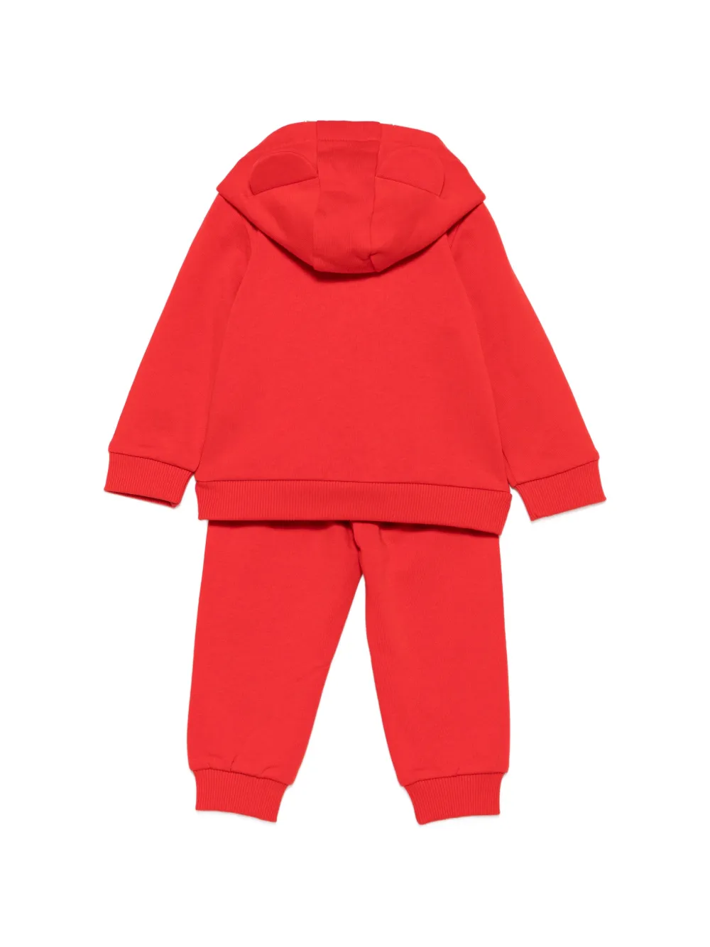 Moschino Kids Katoenen trainingspak met teddybeer Rood