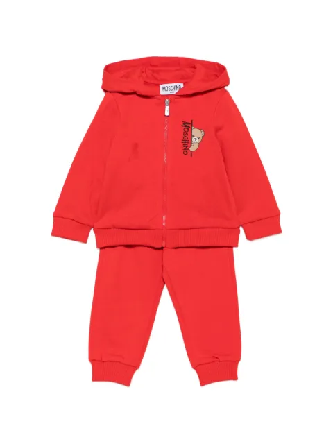 Moschino Kids Teddy Bear cotton tracksuit