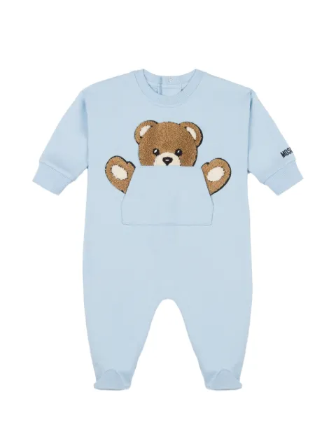 Moschino Kids Teddy Bear patch pyjamas 