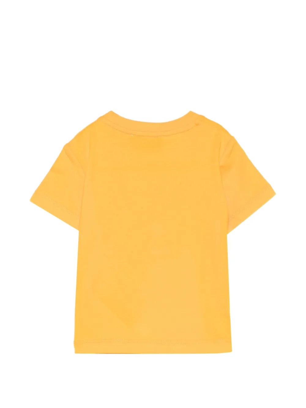 Moschino Kids T-shirt met ronde hals Geel