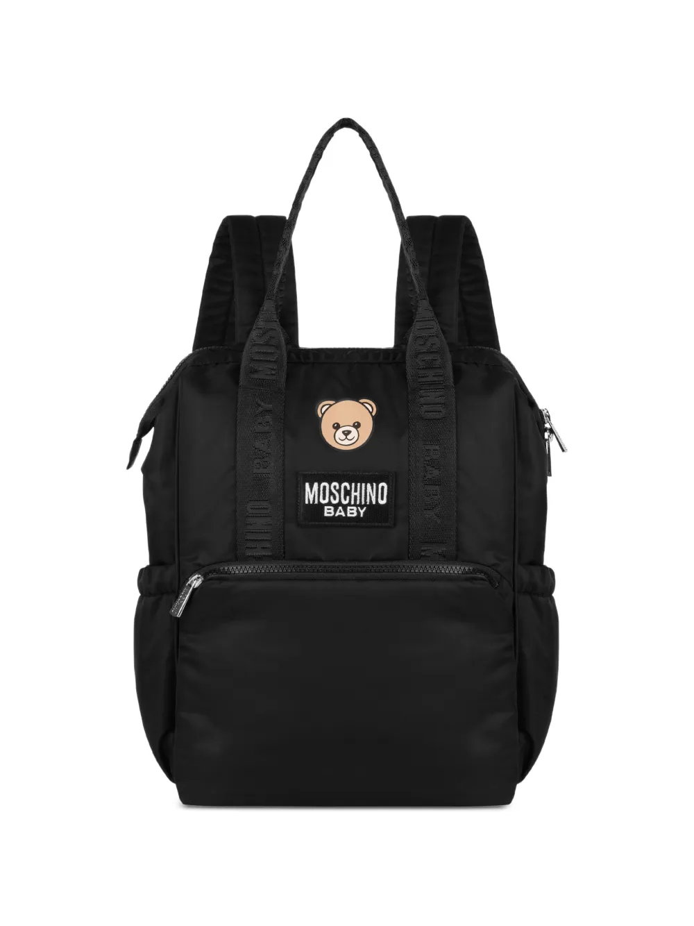 Moschino Kids sac à dos Teddy Bear à patch logo - Noir
