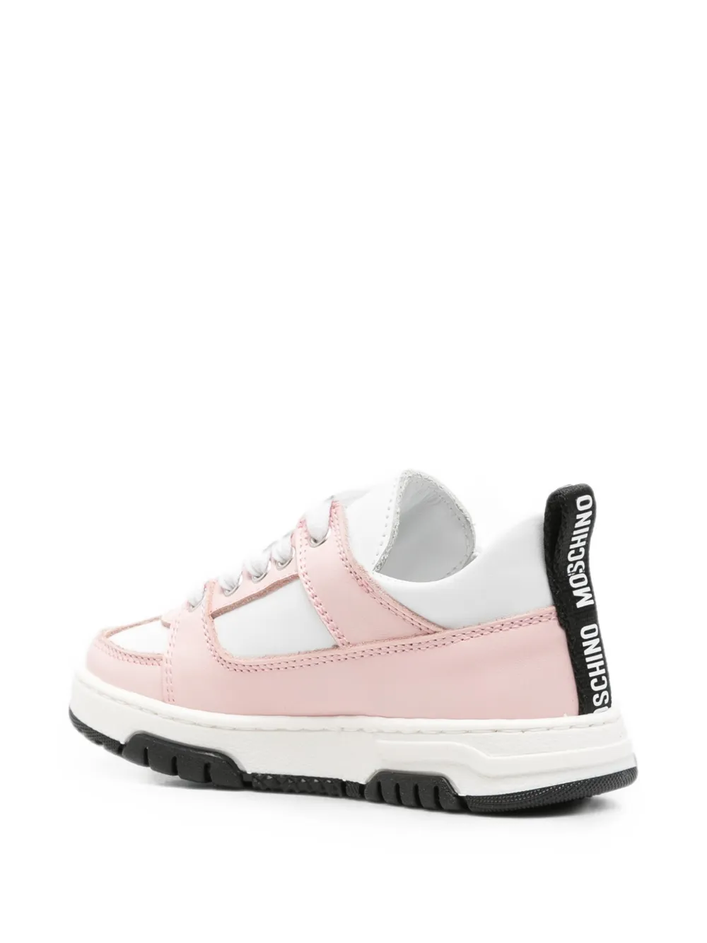 Moschino Kids Sneakers met teddybeerpatch Roze