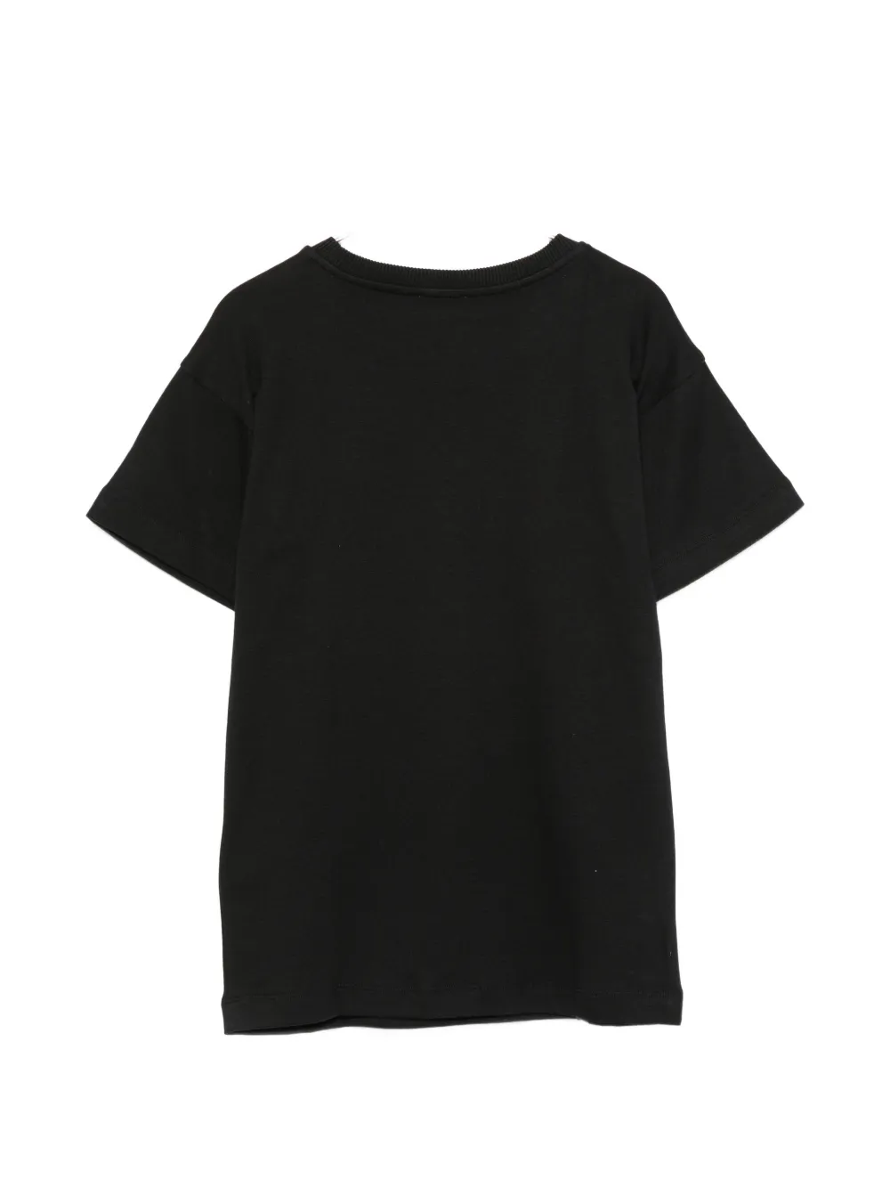 Moschino Kids Jurk met logoprint Zwart
