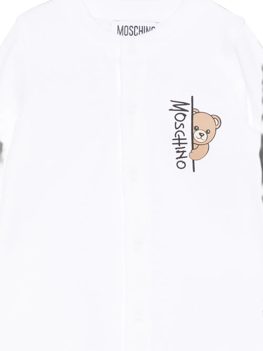 Moschino Kids Pyjama met teddybeerprint Wit