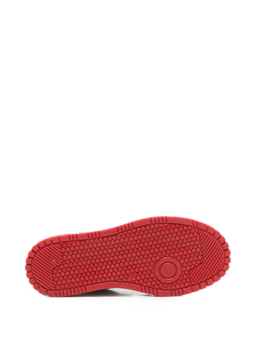 Moschino Kids Sneakers met hartpatch en logo Wit