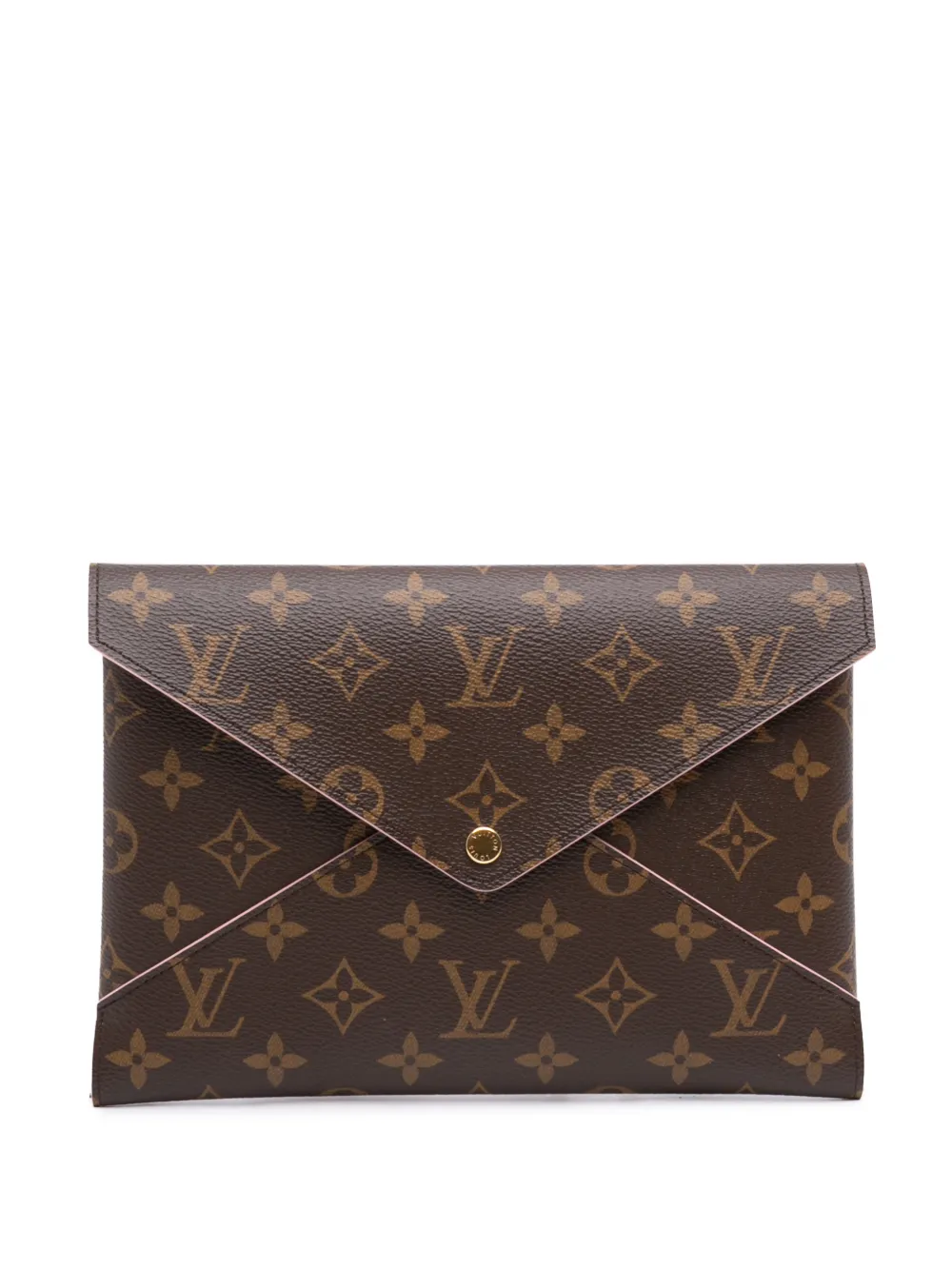 Louis Vuitton Pre-Owned 2016-2026 Monogram Pochette Kirigami GM clutch bag - Braun