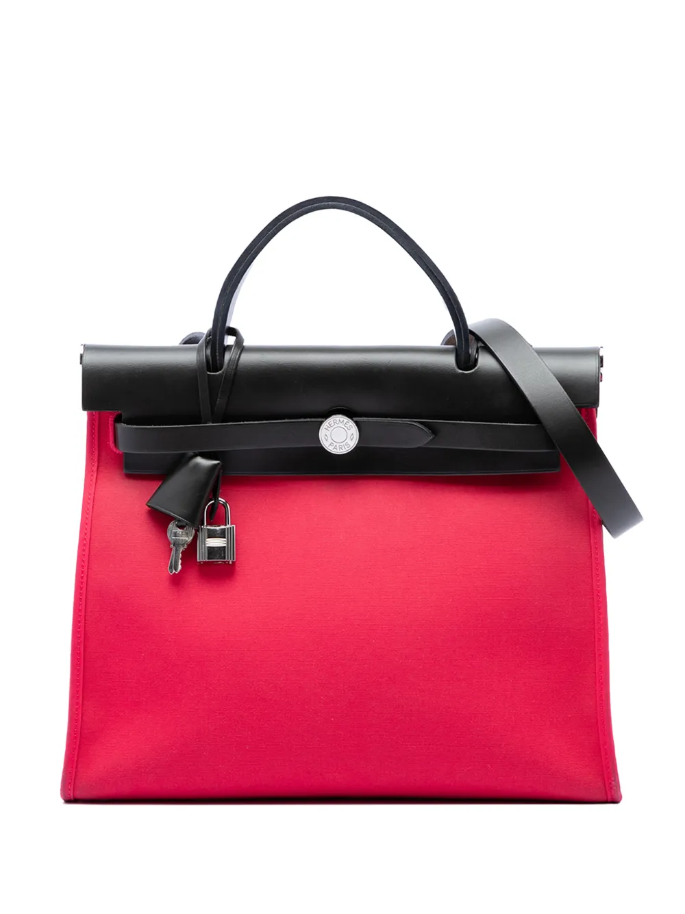 Hermès Pre-Owned 2018 Toile Herbag Zip 31 satchel - Rosa