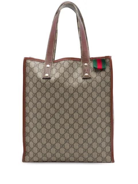 Gucci Pre-Owned 2016-2026 GG Supreme Web tote bag