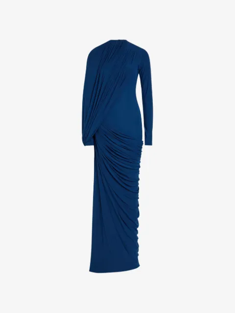 DEME Settle ruched draped maxi dress