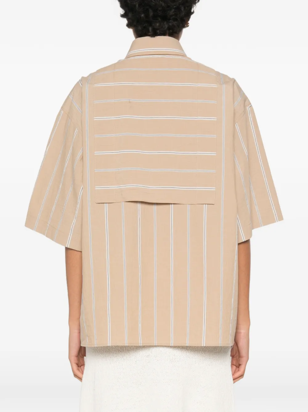 Moschino Gestreepte blouse Beige