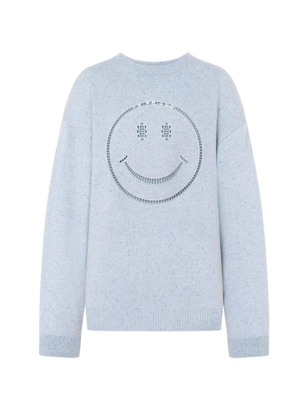 Moschino x Smiley trui met uitgesneden detail Blauw