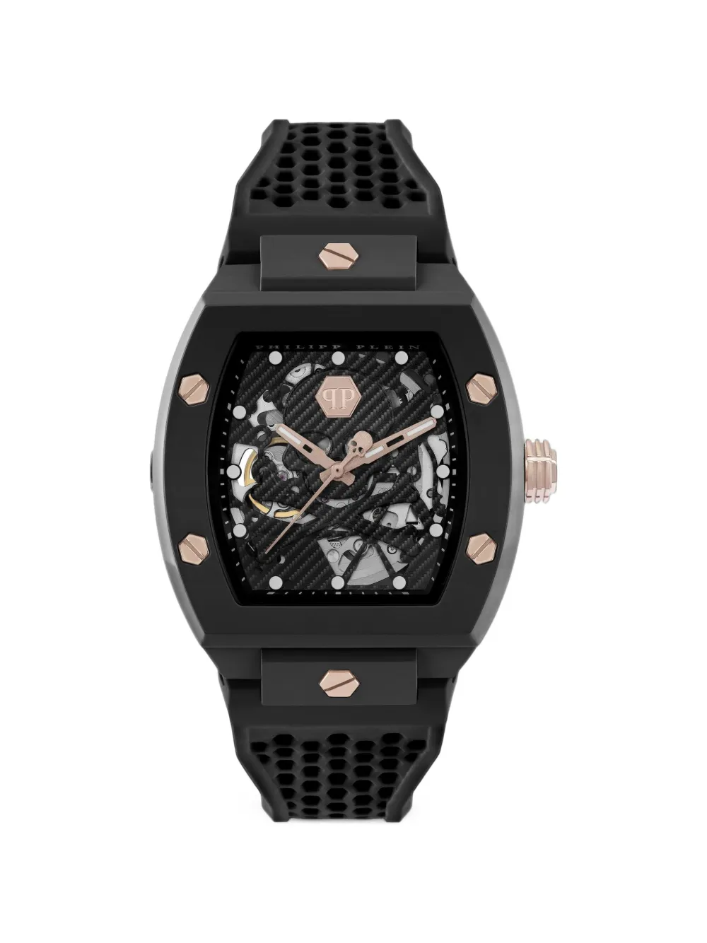 Philipp Plein The $keleton barrel-shaped 44mm watch - Nero