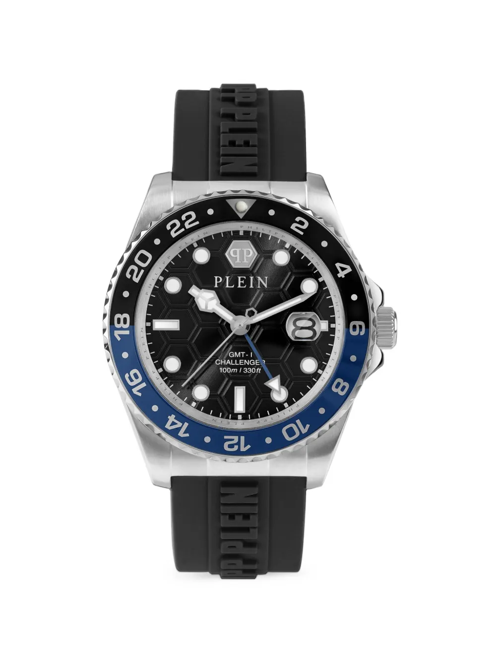 Philipp Plein GMT-I Challenger 44mm watch - Black