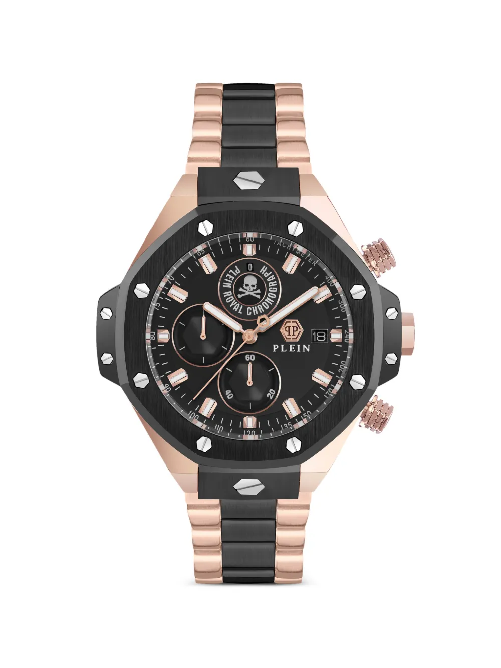 Philipp Plein Plein Chrono Royal 46mm watch - Nero