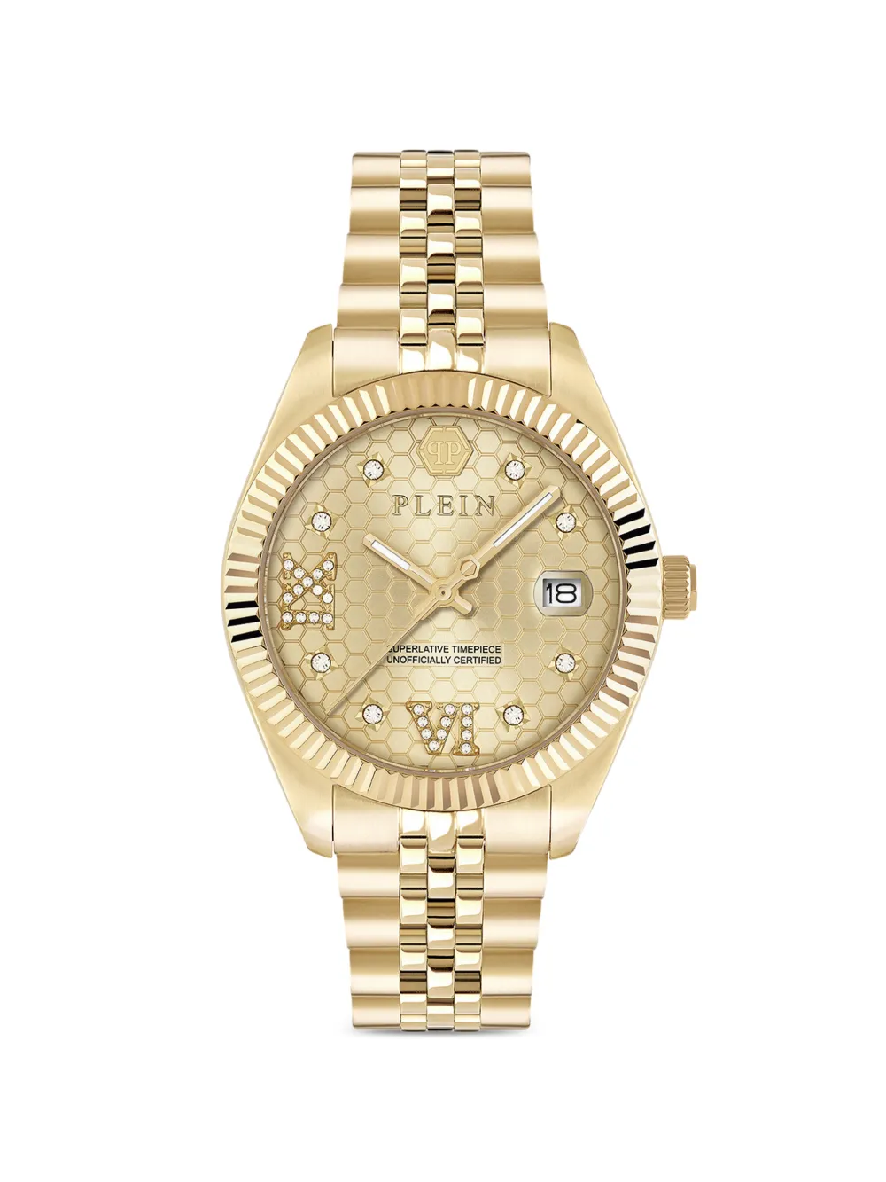 Philipp Plein Date Superlative 34mm watch - Oro