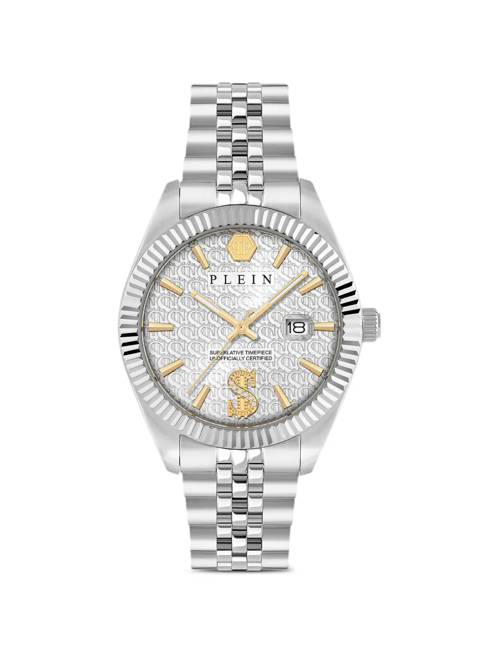 Philipp Plein Date Superlative 41mm watch - White