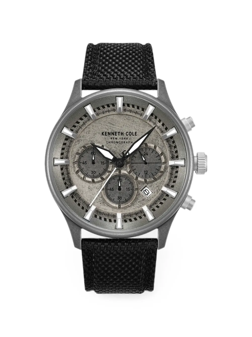 KENNETH COLE round-face 43.5mm watch - Grigio