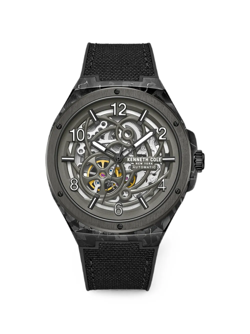 KENNETH COLE skeleton 44mm watch - Grigio