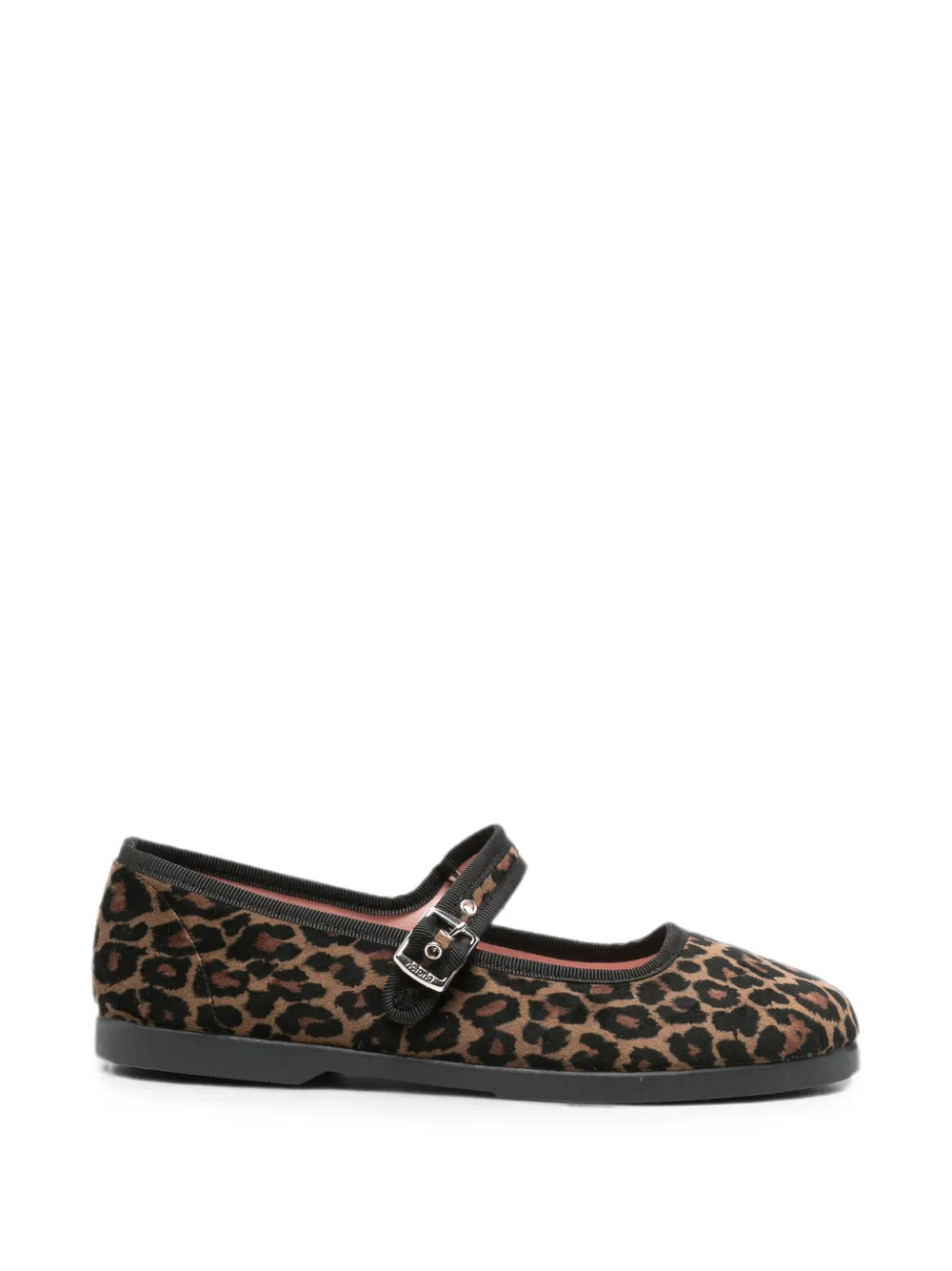 Victoria leopard-print buckle-fastening ballet flats Bruin