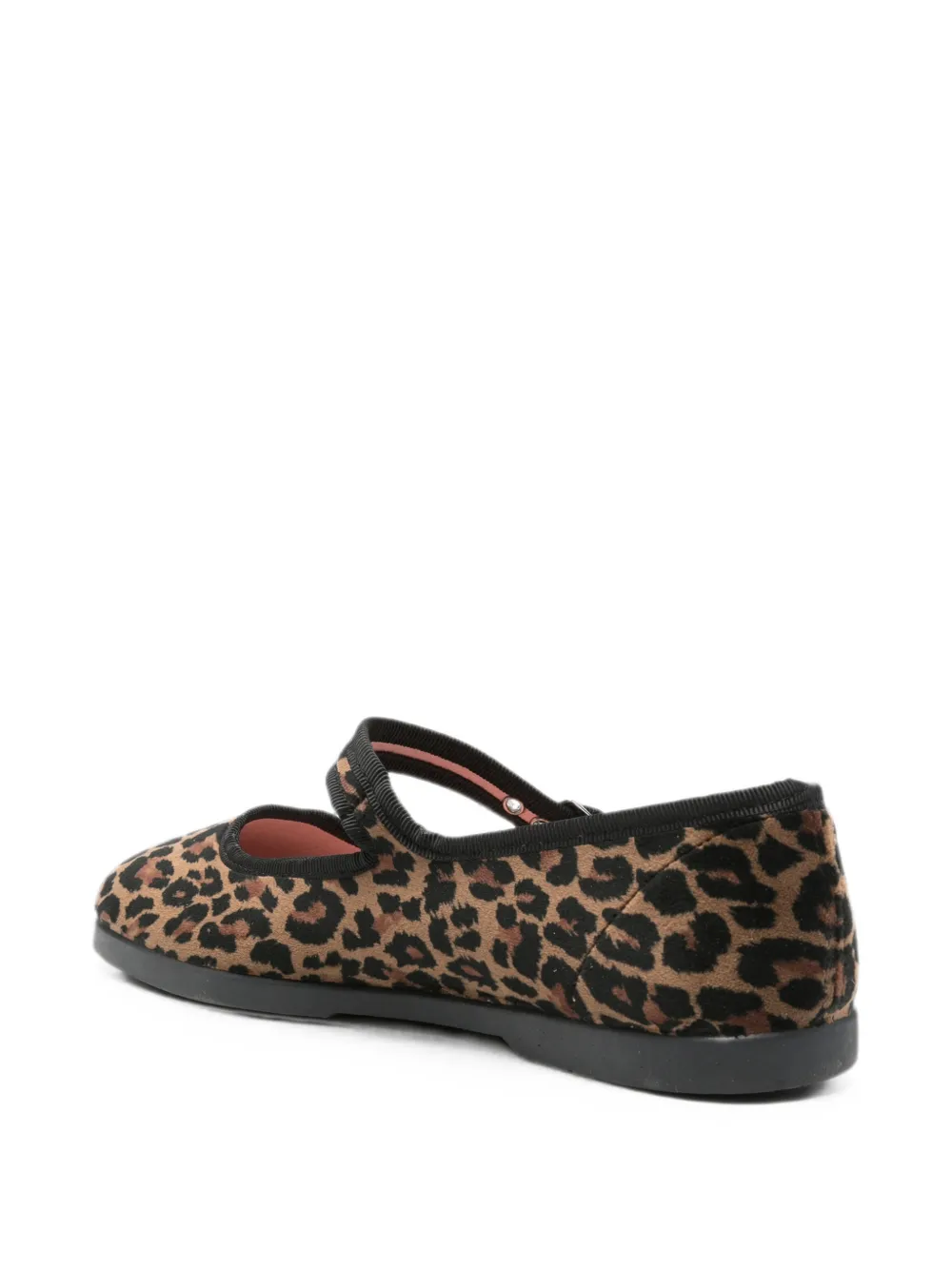Victoria leopard-print buckle-fastening ballet flats Bruin