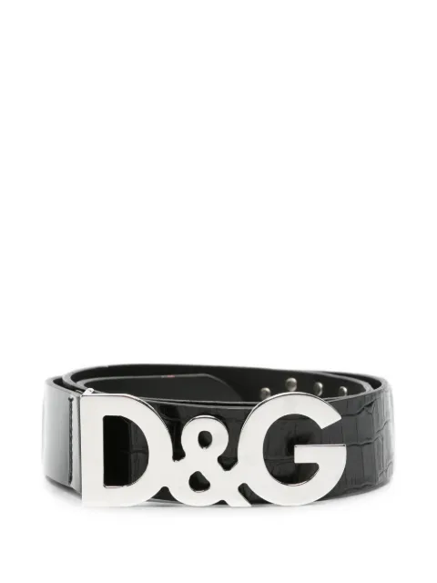 Dolce & Gabbana Pre-Owned cinturón con hebilla del logo 2000