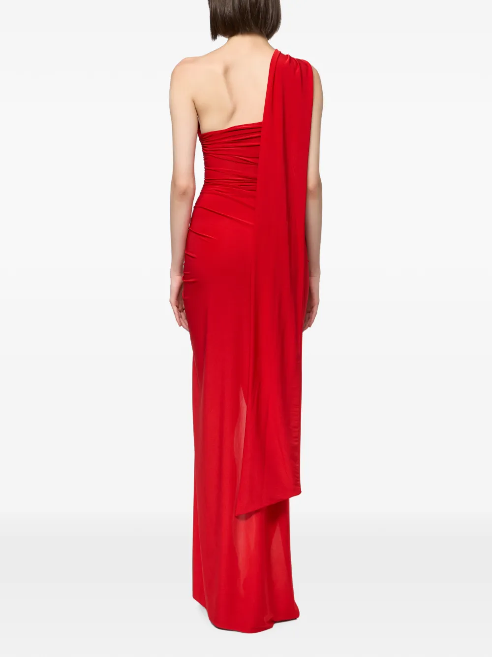 Atu Body Couture Asymmetrische maxi-jurk Rood