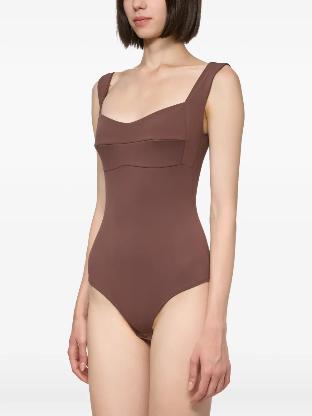 Atu Body Couture Body met korset-stijl Bruin