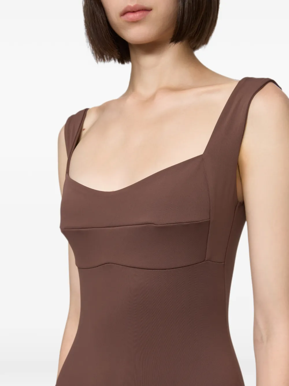Atu Body Couture Body met korset-stijl Bruin