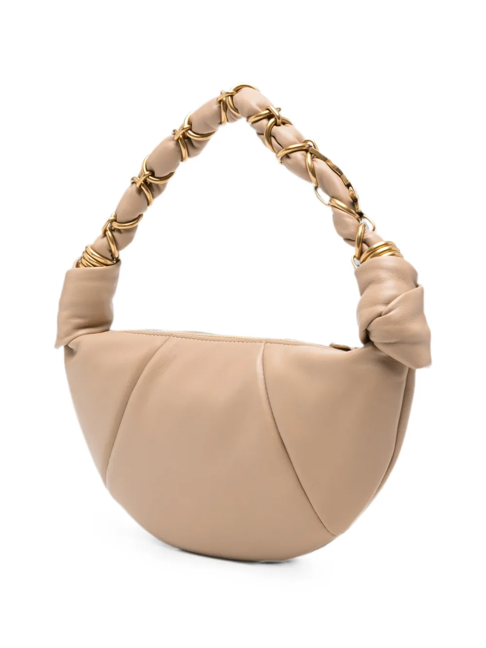 Saint Laurent Amita mini-shopper met logoplakkaat Beige