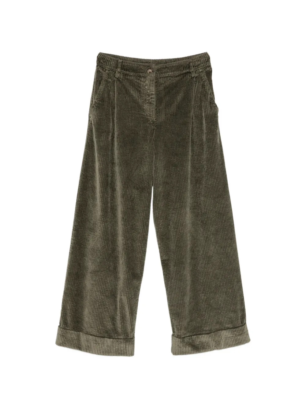 Kiltie Spencer corduroy trousers - Verde
