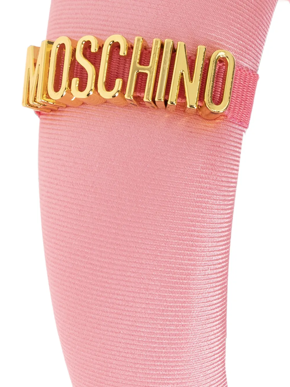 Moschino Gewatteerde haarband Roze
