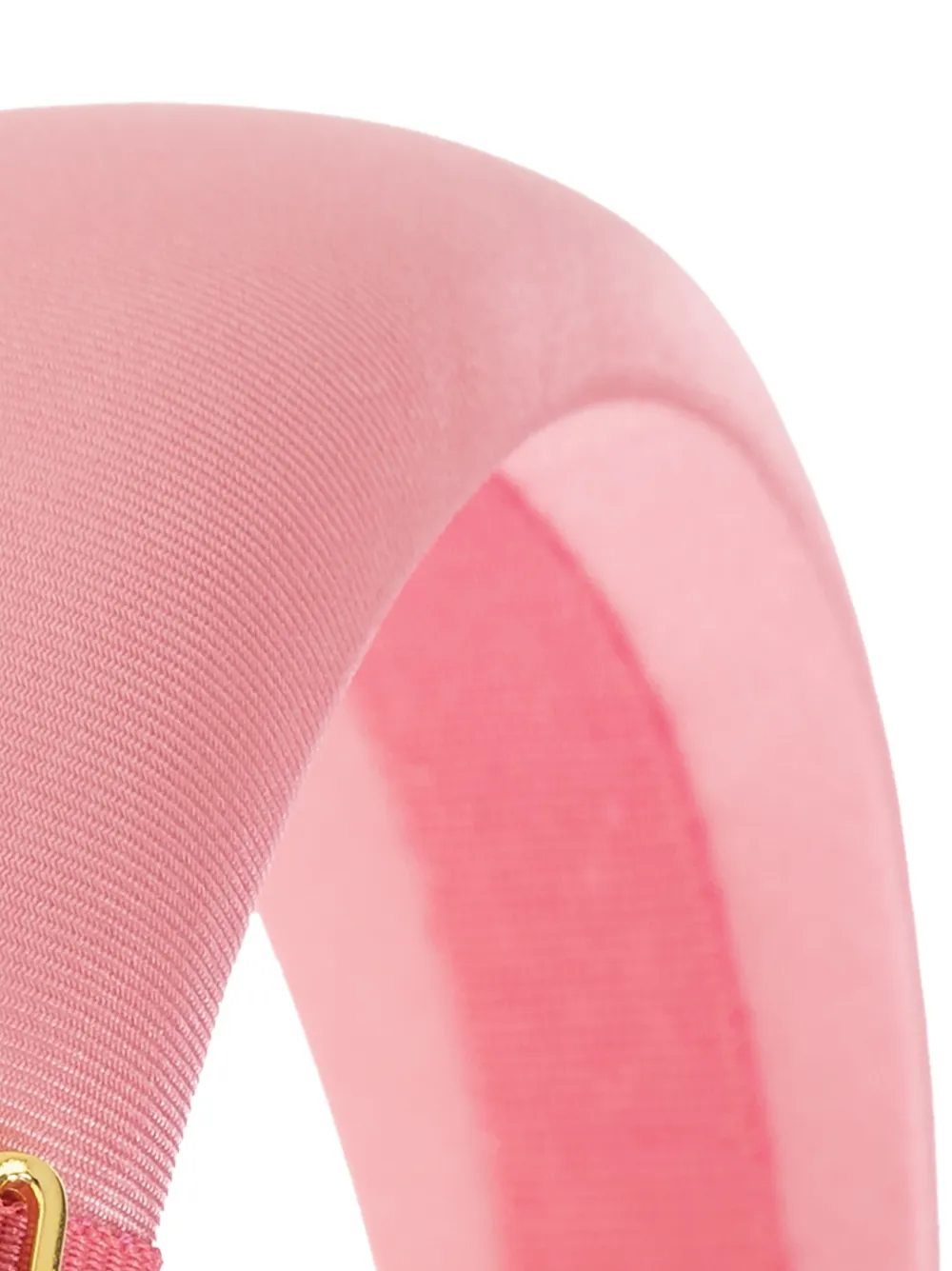 Moschino Gewatteerde haarband Roze